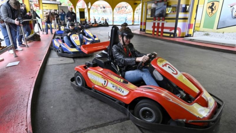 Die „Grand Prix Monza“-Kartbahn im Wiener Prater (Bild: APA/HANS PUNZ)