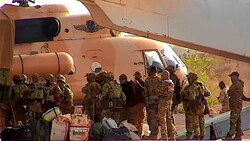 Russlands Außenminister bestätigte am Montag den Einsatz von russischen Söldnern in Mali und Libyen. (Bild: French Army via AP)