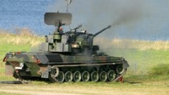 Ein Flugabwehrpanzer des Typs „Gepard“ (Bild: AFP)