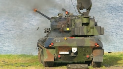 Ein Flugabwehrpanzer des Typs „Gepard“ (Bild: AFP)
