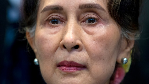 Ex-Regierungschefin Aung San Suu Kyi (Bild: Copyright 2019 The Associated Press. All rights reserved)