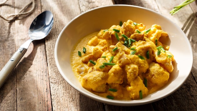 Der milde, an Erde und welkes Laub gemahnende Eigengeschmack von Karfiol, erhält durch die ...