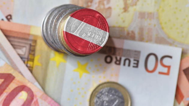 Austria's national debt rose in the first quarter of 2024. The EU Commission and the Fiscal Council are now calling for an austerity package (symbolic image). (Bild: luzitanija - stock.adobe.com, Krone KREATIV)