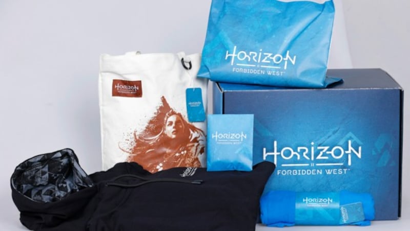 Wir verlosen ein tolles Fan-Paket zum Spiel „Horizon: Forbidden West“. (Bild: Reinhard Holl)