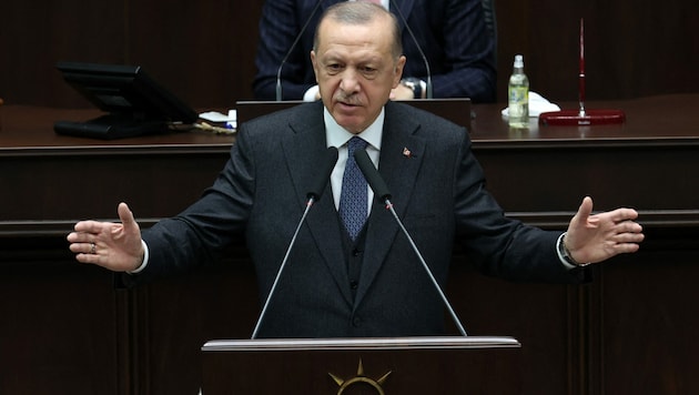 Der türkische Präsident Recep Tayyip Erdogan (Bild: AFP)