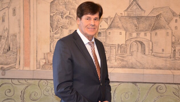 Franz Angerer soll von 2015 bis 2021 zu viel Bürgermeistergehalt bezogen haben. (Bild: Stadtamt Schärding)