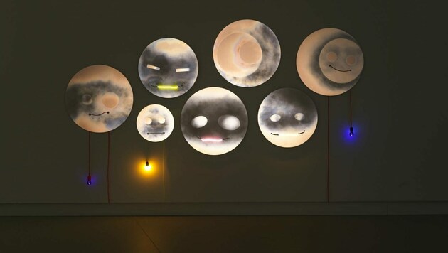 „Emojis“ im Schlossmuseum (Bild: Michael Maritsch)