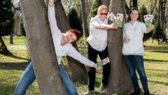 Doris Zaschka, Anton Millonig und Natalie Gaggl vom Zeitpolster-Team in Wiener Neustadt. (Bild: DORISSEEBACHER)