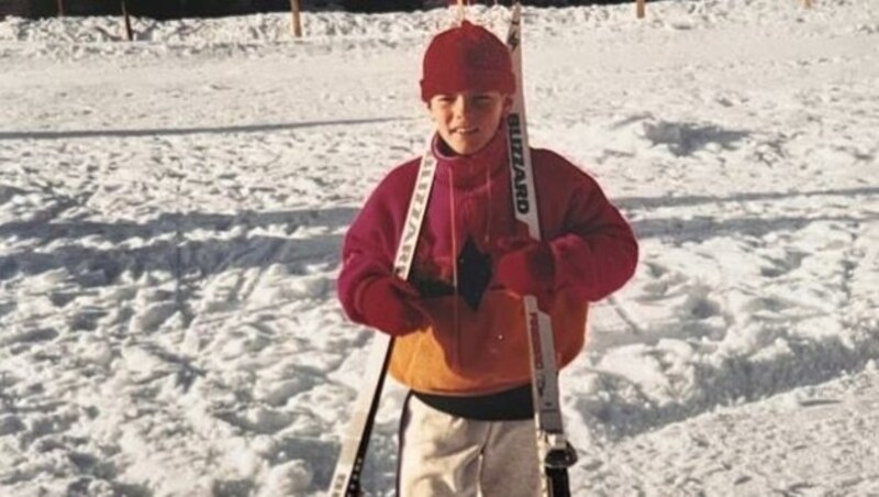 Wintersportler durch und durch: Schon als Kind fühlte sich Tobias Eberhard auf Schnee am wohlsten. (Bild: Tobias Eberhard)