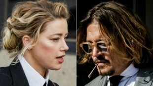 Amber Heard, Johnny Depp (Bild: APA/Photo by Samuel Corum/AFP)
