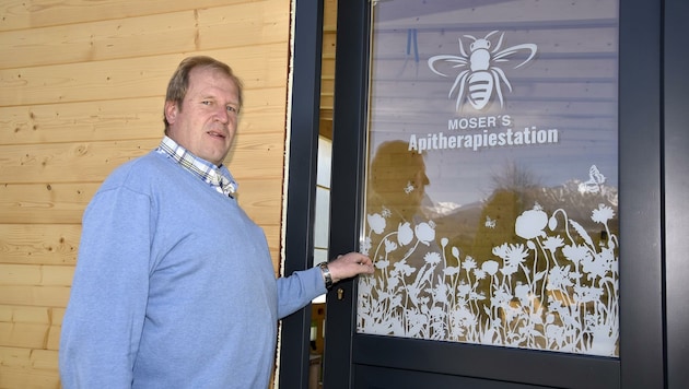 Der Lungauer Imker Bernhard Moser steht mit seiner Therapie-Station in den Startlöchern – im Mai geht es los. (Bild: Holitzky Roland)