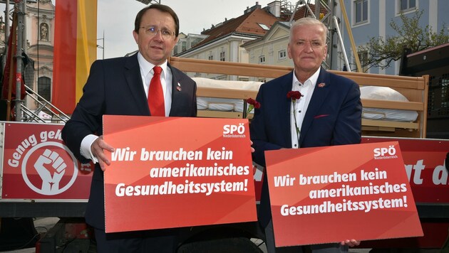 Gesundheit bis Teuerung: Die SPÖ findet viele Angriffspunkte (Bild: SPNÖ/Matthias Böswart)