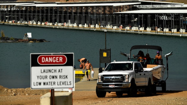 Der Lake Mead im US-Bundesstaat Nevada (Bild: APA/AFP/Patrick T. FALLON)