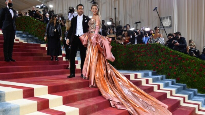 Blake Lively und Ryan Reynolds (Bild: APA/Photo by ANGELA WEISS/AFP)