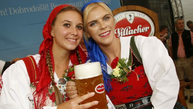 Weil der Kirchtag ohne „Villacher Bier“ wohl kaum vorstellbar ist. (Bild: Uta Rojsek-Wiedergut)
