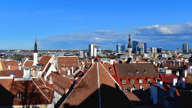 Ein Blick über Tallinn, die Hauptstadt Estlands. (Bild: Manuel Schwaiger)