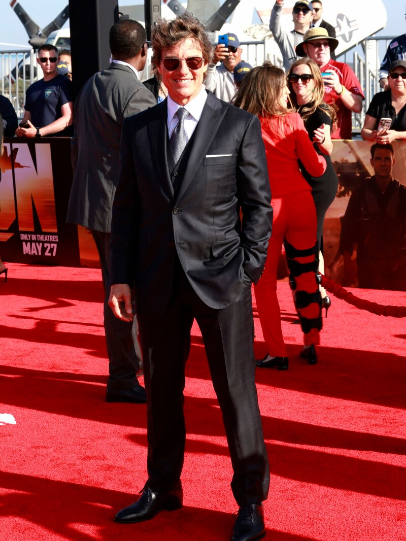 Tom Cruise bei der Weltpremiere von „Top Gun: Maverick“ (Bild: APA/Frazer Harrison/Getty Images/AFP)