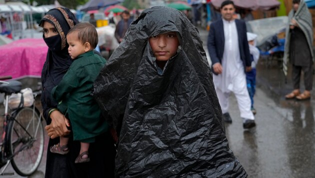 In Afghanistan kam es kürzlich zu schweren Unwettern und Überschwemmungen. (Bild: AP)