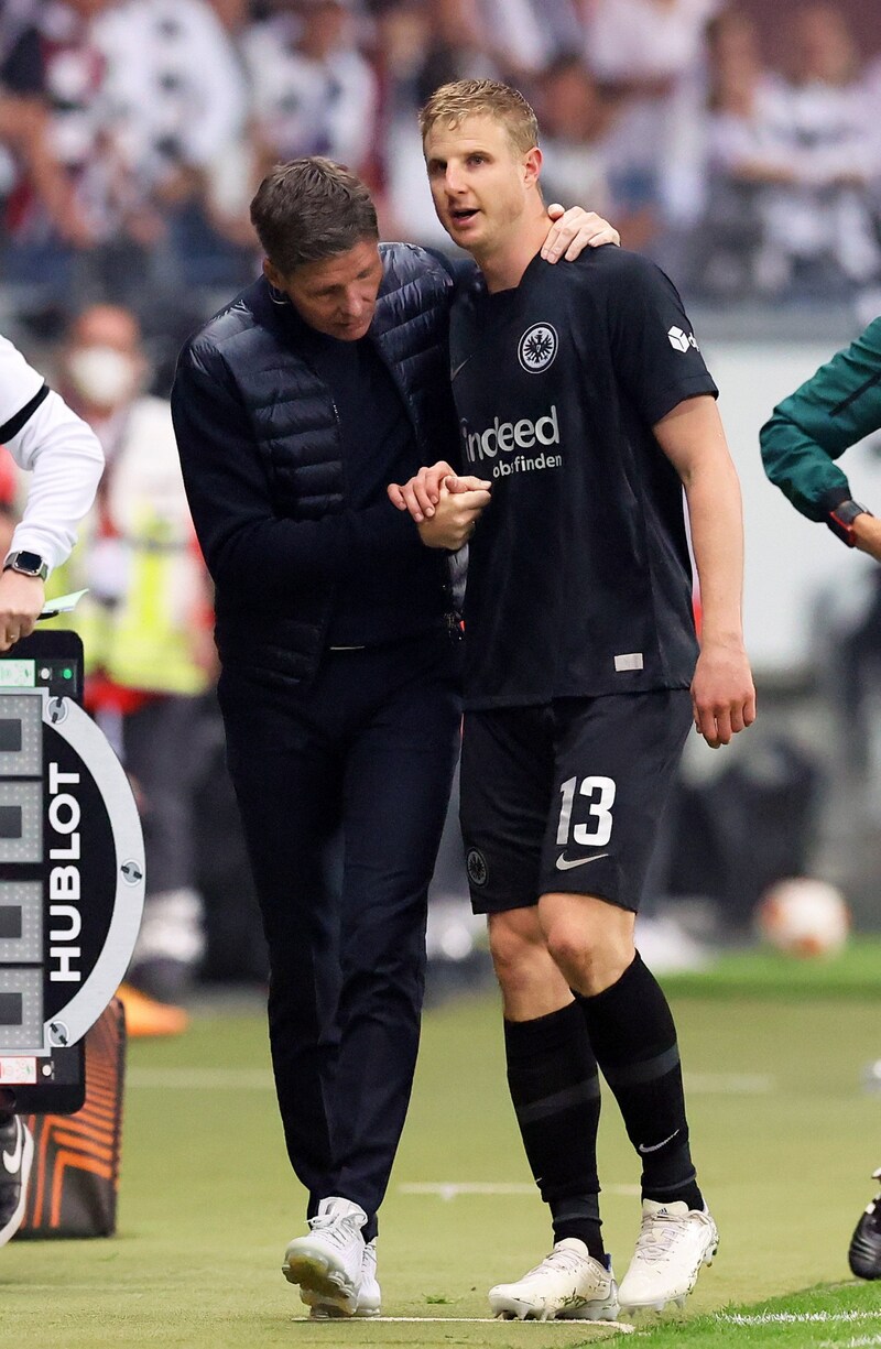 Martin Hinteregger (re) und Oliver Glasner (li.) (Bild: GEPA pictures)