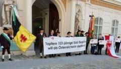 Schützen-Demonstration am Minoritenplatz in Wien (Bild: AHB)