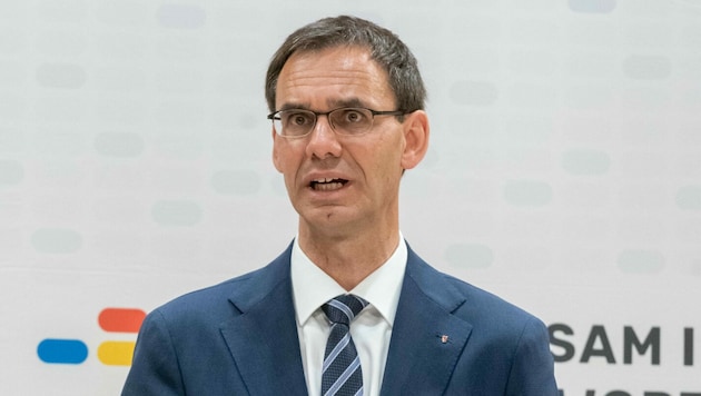 Vorarlbergs Landeshauptmann Markus Wallner (ÖVP). (Bild: APA/DIETMAR STIPLOVSEK)