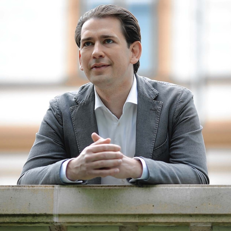 Nicht der Muppet-Balkon: „Ich gebe der ÖVP sicher keine Ratschläge“, sagt Sebastian Kurz. (Bild: Gerhard Bartel)