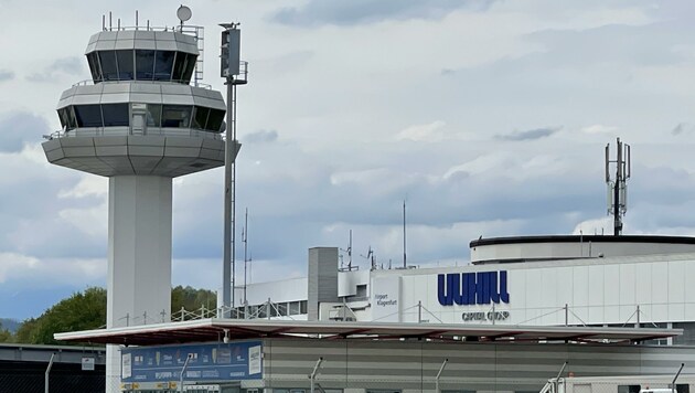 Der Flughafen in Klagenfurt: Für Kaiser ist klar, dass der Flugbetrieb und das Umfeld entwickelt werden müssen. (Bild: Hronek Eveline)