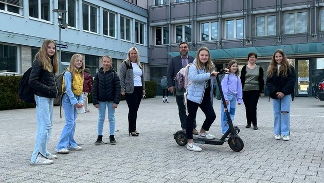 Bachmann-Gymnasium: nachhaltiges Mobilitätsprojekt (Bild: EV IBG)