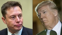 Für Elon Musk war die Verbannung des Ex-Präsidenten von Twitter ein Fehler. (Bild: APA/AFP/NICHOLAS KAMM, Brendan Smialowski)
