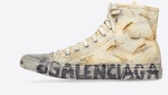 Die „Paris Sneaker“ der Marke Balenciaga sind streng limitiert und kosten 1450 Euro. (Bild: Screenshot Balenciaga)