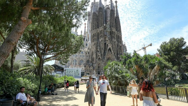 Die AUA bringt die Kärntner von Klagenfurt aus in acht Großstädte - wie etwa Barcelona (Bild). Die Buchung muss bis 15. Mai erfolgen. Zwischenstation ist Wien, das wieder häufiger angeflogen wird. (Bild: Zhang Cheng Xinhua)