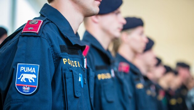 Beamtinnen und Beamte der Polizei-Spezialeinheit „Puma“ (Bild: BMI/Gerd Pachauer)