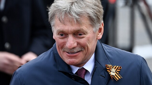 According to Kremlin spokesman Dmitry Peskov (pictured), the US government is responsible for the continuation of the war in Ukraine. (Bild: APA/AFP/Kirill KUDRYAVTSEV)