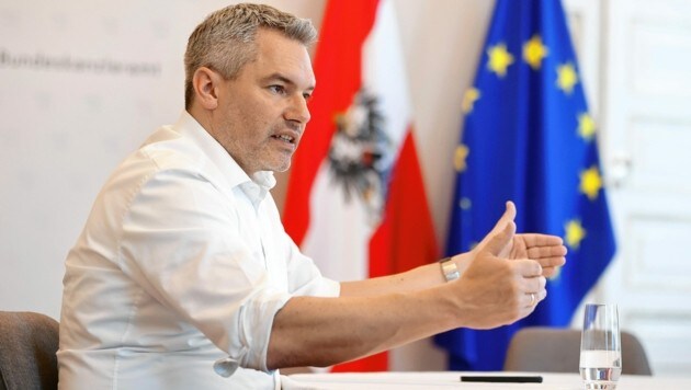 Bundeskanzler Karl Nehammer (ÖVP) (Bild: Dragan Tatic)