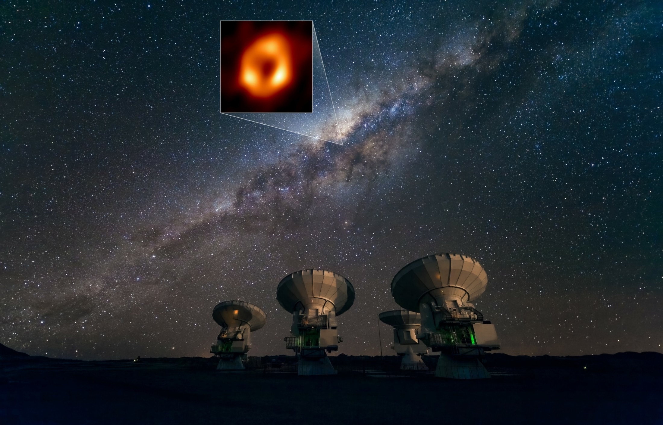 Erstes Bild Gelungen Schwarzes Loch In Der Milchstraße Fotografiert Kroneat