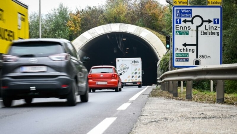 Der Tunnelverkehr wird sich auf A 1 und Ebelsberg verlagern. (Bild: Alexander Schwarzl)