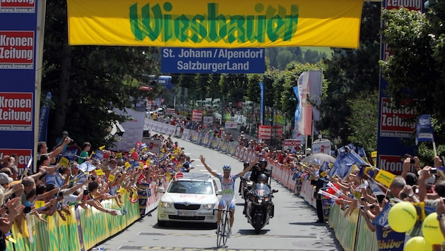 Zuletzt war St. Johann 2017 Etappenziel der Ö-Tour. (Bild: GEPA pictures/ M. Hoermandinger)