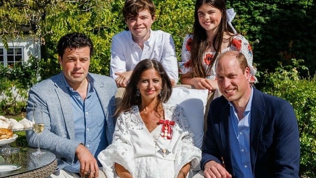 Die im Endstadium an Krebs erkrankte britische Radiomoderatorin Deborah James bekam Besuch von Prinz William. (Bild: www.instagram.com/bowelbabe)