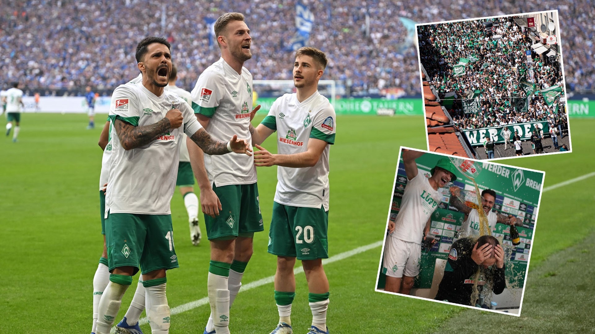 „SVW Ist Wieder Da“ - Bremen: Wilde Party Nach Bundesliga-Aufstieg ...