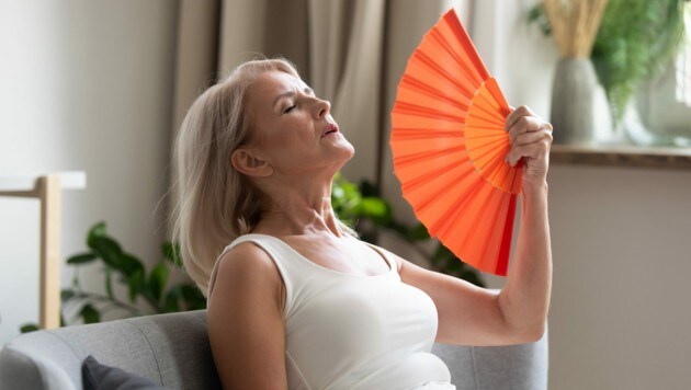 Hitzewallungen - ein häufiges Symptom im Wechsel. (Bild: fizkes - stock.adobe.com)