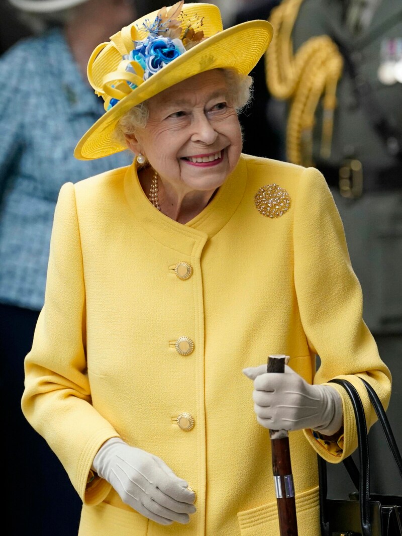 Queen Elizabeth II. bei der Eröffnung der Elizabeth Line (Bild: APA/Photo by Andrew Matthews/AFP)