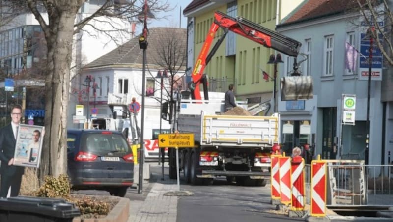 Die Innenstadt von Mattersburg soll neu gestaltet werden. Tschürtz hat allerdings Bedenken. (Bild: Judt Reinhard)