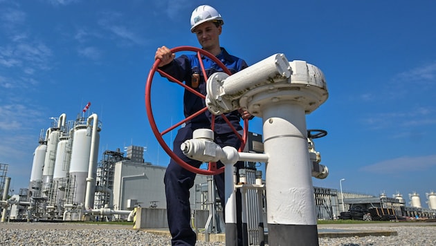Erdgas ist für viele Industriebetriebe in Österreich ein unverzichtbarer Rohstoff für die Produktion. (Bild: APA/AFP/JOE KLAMAR)