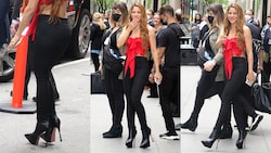 Shakira auf dem Weg in die Radio City Hall (Bild: MediaPunch / Action Press / picturedesk.com, Krone KREATIV)