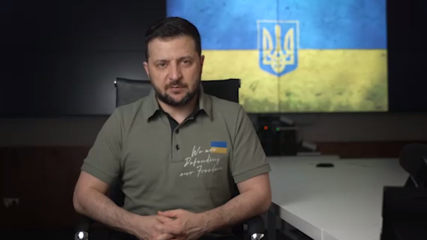 Der ukrainische Präsident Selenskyj (Bild: Screenshot/Telegram/V_Zelenskiy_official)