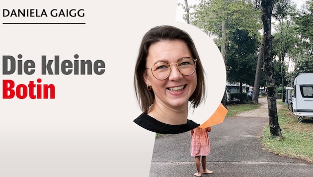 Bei Daniela Gaigg @diekleinebotin dreht sich in ihrer dieswöchigen Kolumne alles um die Jugend von heute, warum sie ihre Kinder und die Jugendlichen so bewundert und wie sie jeden Tag von ihnen lernen kann. (Bild: Krone kreativ/Daniela Gaigg/canva)