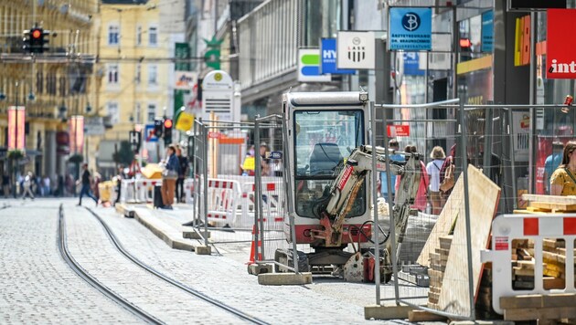 Baustelle an Baustelle reiht sich. (Bild: Wenzel Markus)