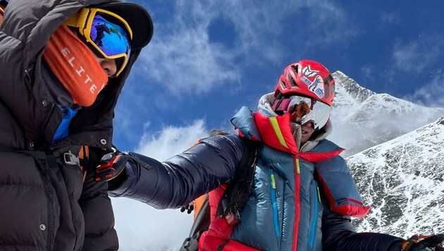 Sabrina Filzmoser kämpfte sich bis auf den Gipfel des Mount Everest durch. (Bild: zVg)