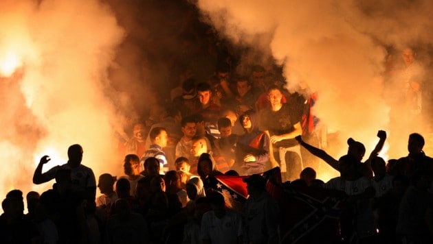 Fans von Hajduk Split (Bild: AFP or licensors)
