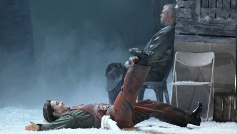 Szene aus „Unter dem Gletscher“, einer Oper, die in Island spielt. (Bild: Reinhard Winkler)